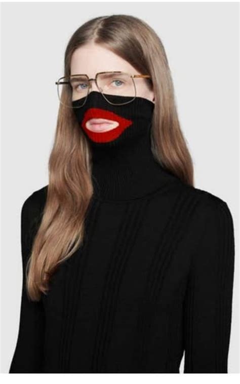 opinioni sul balsclava jumper di gucci|gucci blackface.